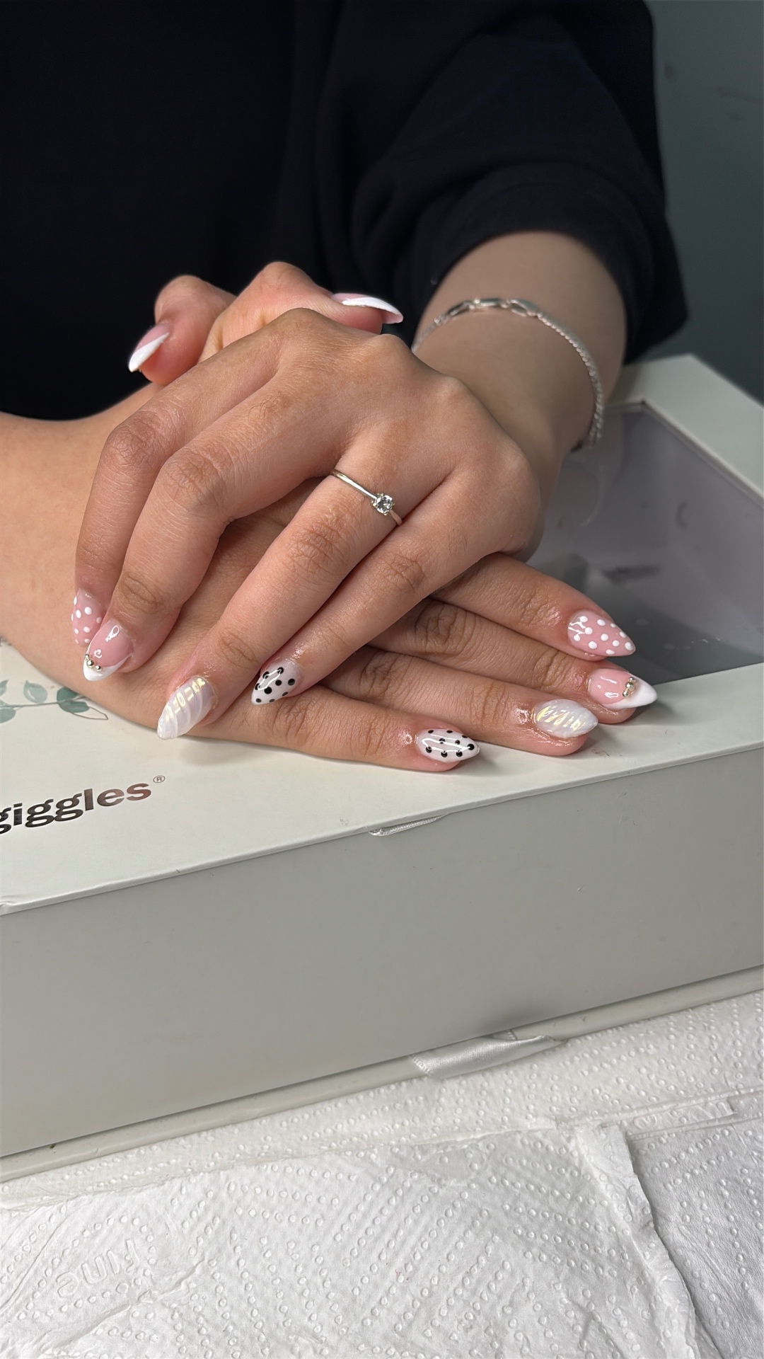 Polka Dot & Chrome Art
